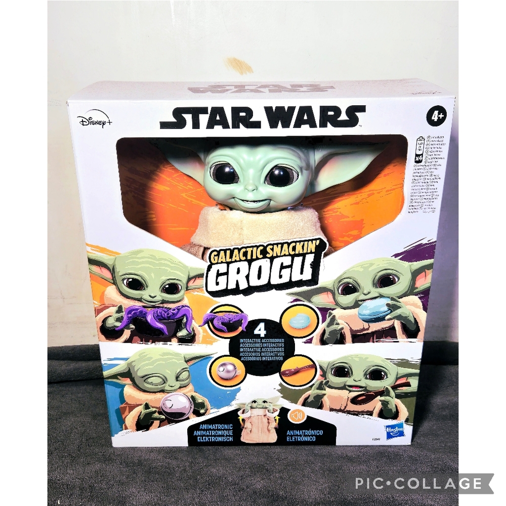 NIB Star Wars Galactic Snackin Grogu